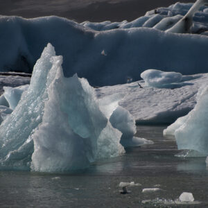 marianne dams - landscape - ice rock iceland